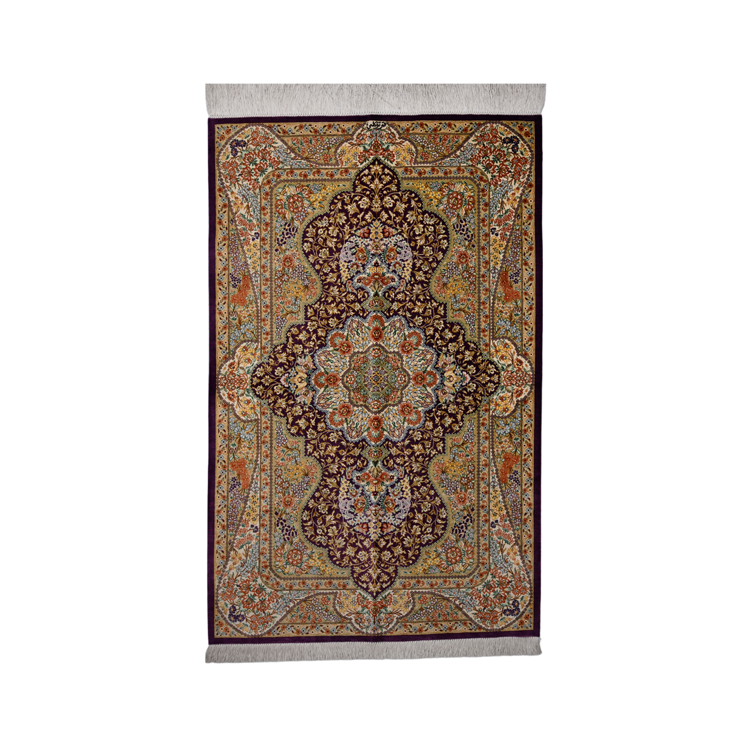 Hand Made Rug Central Medallion