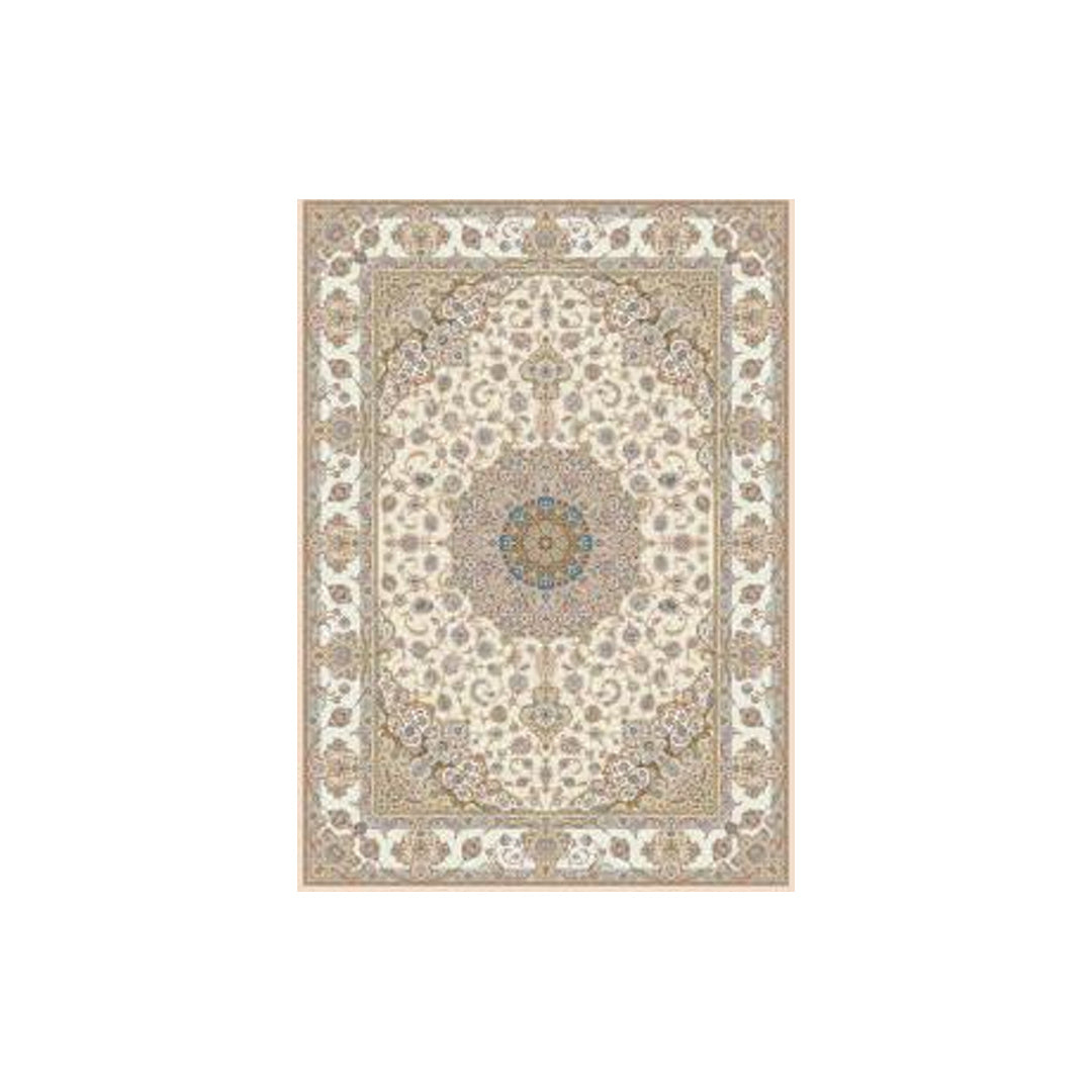 Silk Rug - Gentle Breeze - Beige - 350 x 250 cm on white background