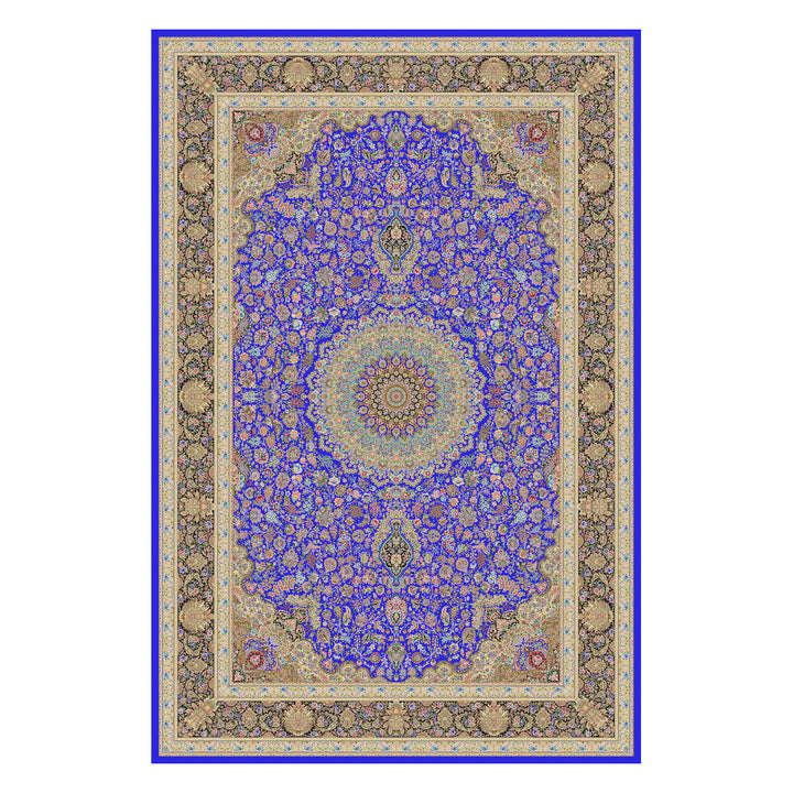 Silk Rug - Royal Gazelle on white background