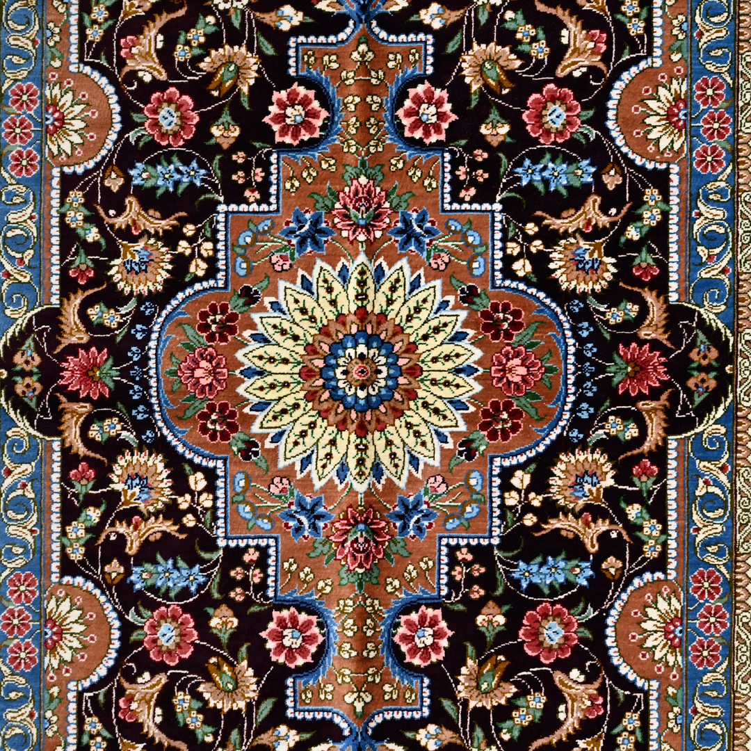Cruciform Medallion Persian handmade rug
