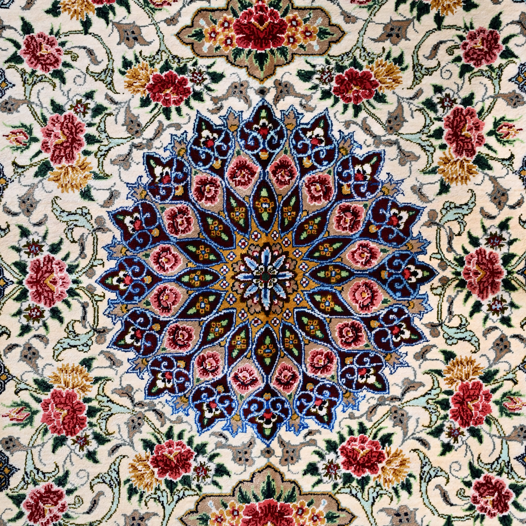 Corner Medallion Persian handmade rug