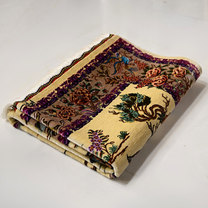 Hunting Persian handmade rug