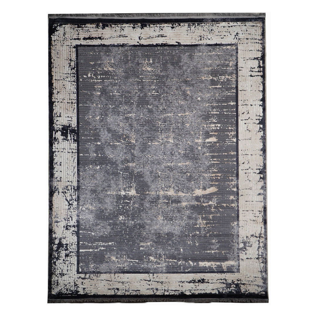Modern Carpet - Axis Move - Navy Blue on white background