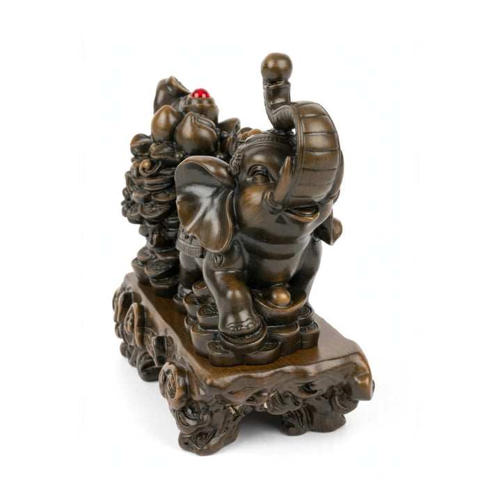 Lucky Elephant – Antique – Brown