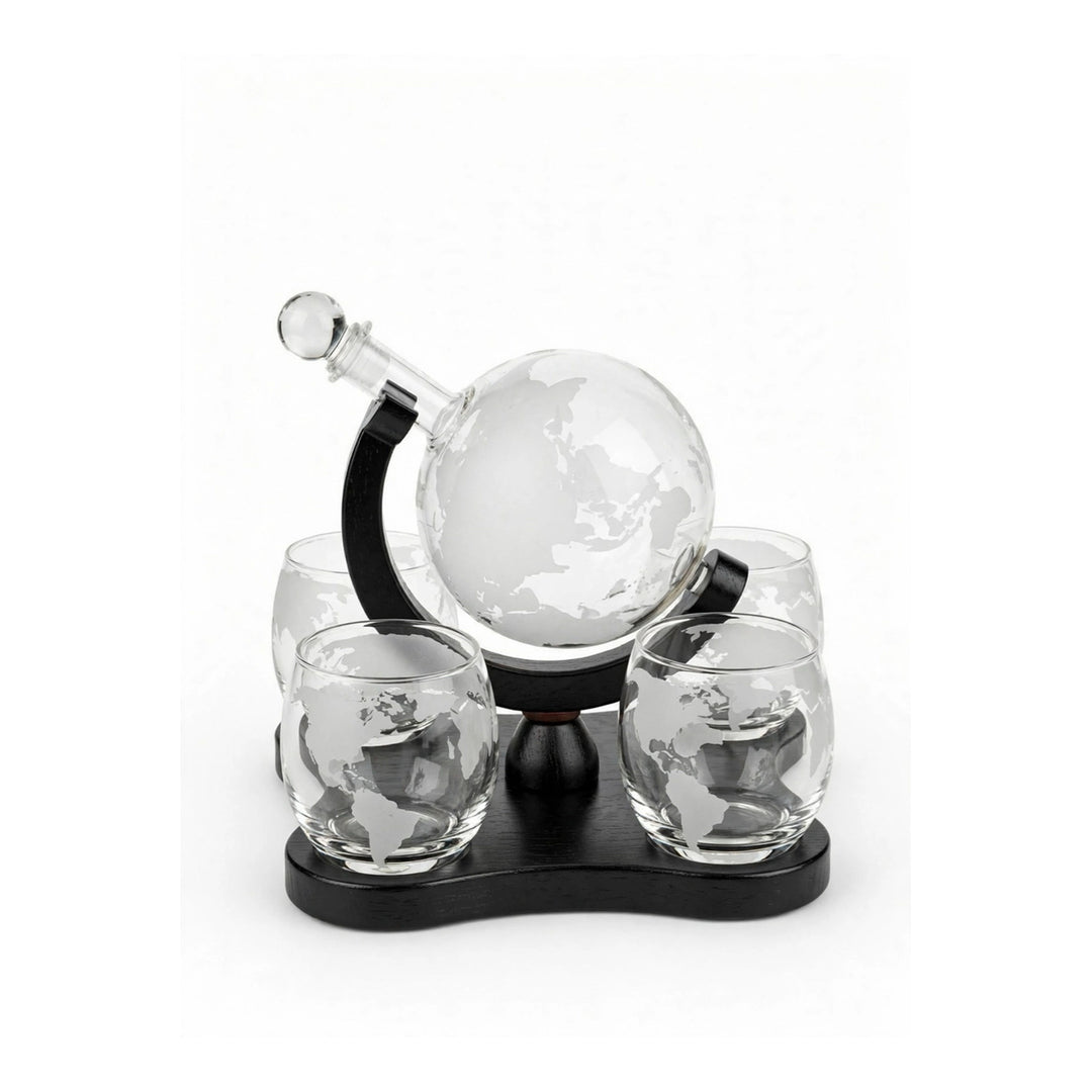 Globe Whiskey Set – 5 Pieces