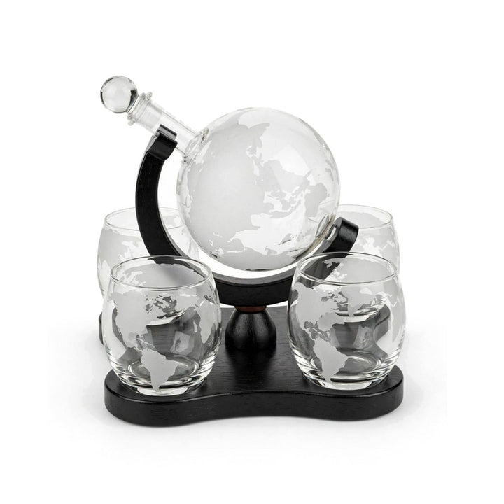 Globe Whiskey Set – 5 Pieces