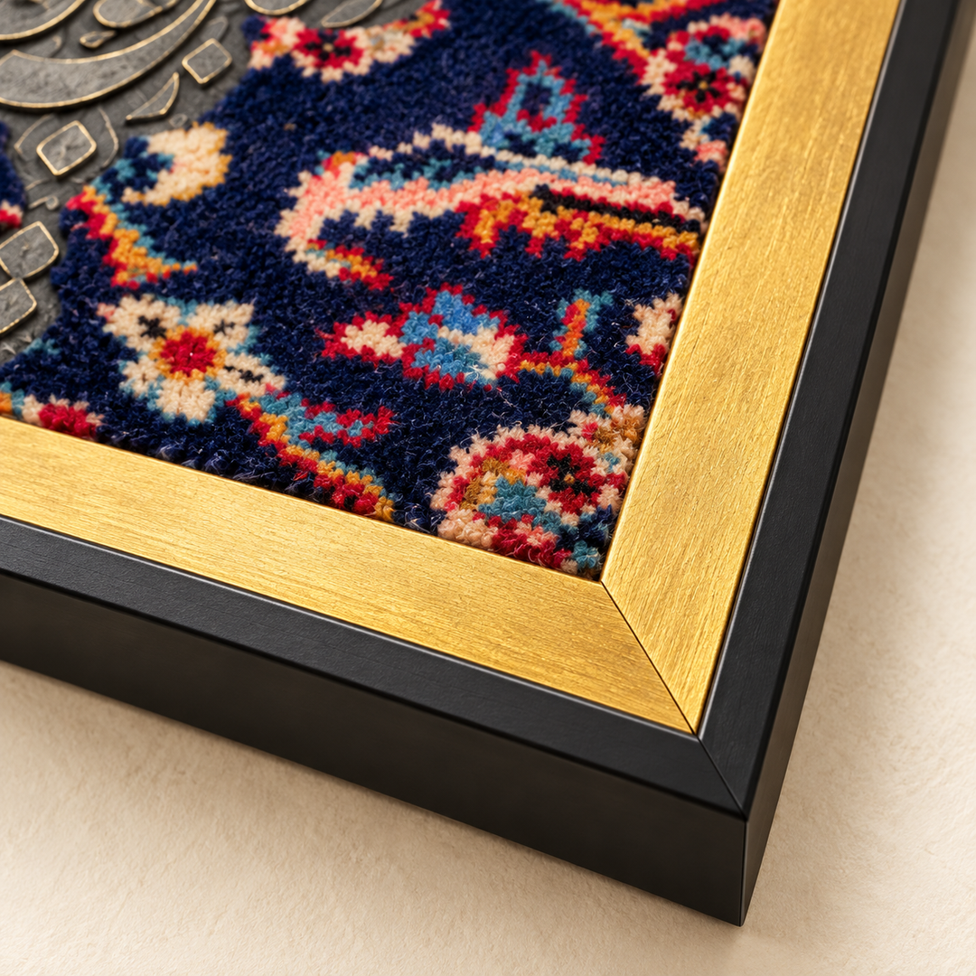 AC-1052: AI-styled close view of the frame corner and material. Refer to the original product photograph for exact details.