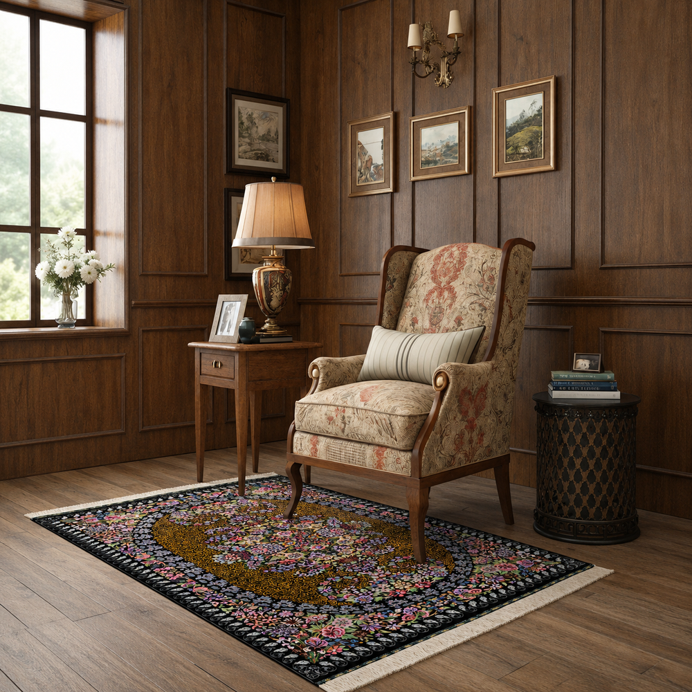 Oval medallion Persian handmade rug