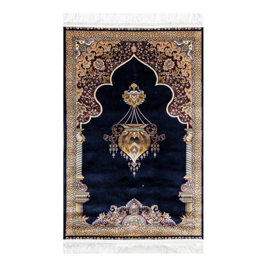 Prayer Mat – Garden – Navy Blue