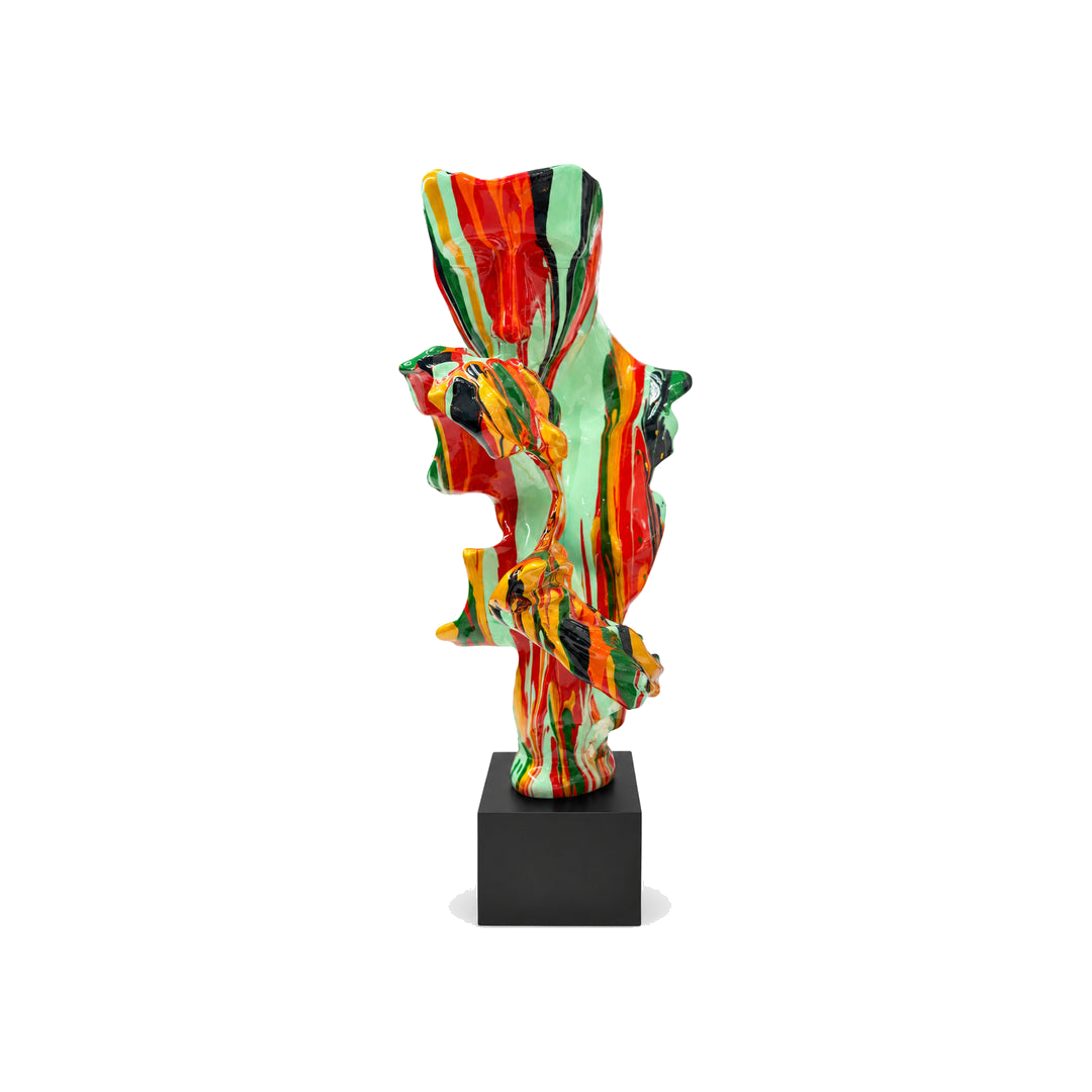 Chromatic Faces Sculpture — isolated product photograph