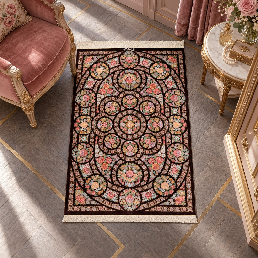AI-generated interior visualization — MW-HM-0466 — 120 x 77 cm; illustrative scale, not a customer project.