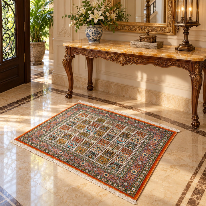 AI-generated luxury interior visualization of MW-HM-0467, 119 x 78 cm. Styling illustration; see original photograph for exact product details.