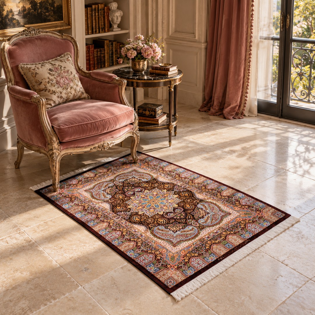 AI-generated interior visualization of MW-HM-0757, 156 x 107 cm. Styling illustration; see original product photograph for exact details.