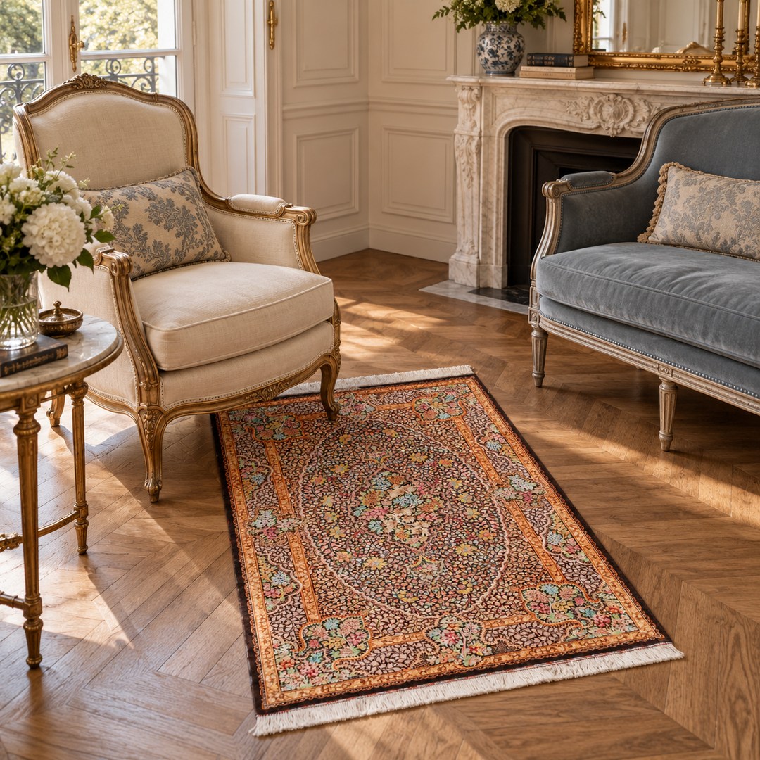 AI-generated interior visualization of MW-HM-0762, 154 x 99 cm. Styling illustration; see original product photograph for exact details.
