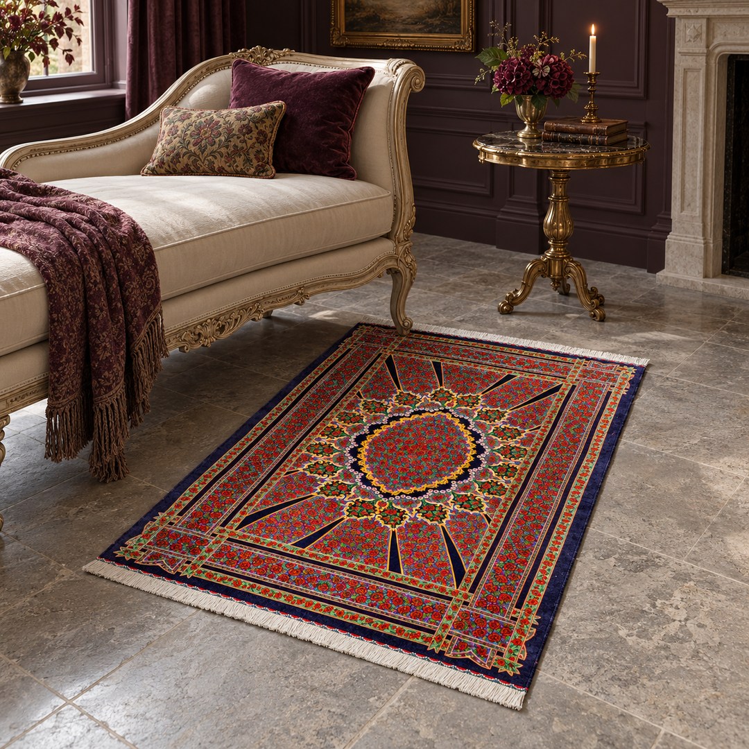AI-generated interior visualization of MW-HM-0764, 151 x 101 cm. Styling illustration; see original product photograph for exact details.
