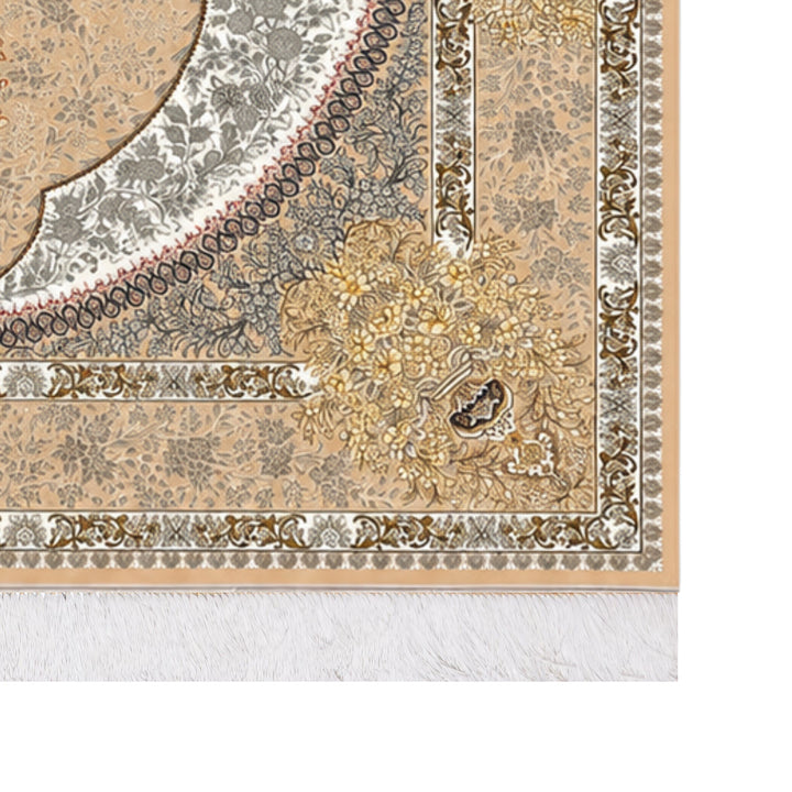 Classic Carpet - Artisan Mark: authentic corner detail cropped from the original product photograph