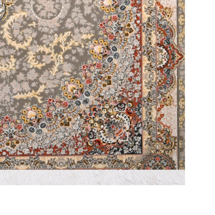Classic Carpet - Mirror Garden: authentic corner detail cropped from the original product photograph