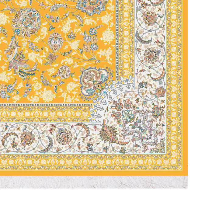 Classic Carpet - Orienta: authentic corner detail cropped from the original product photograph