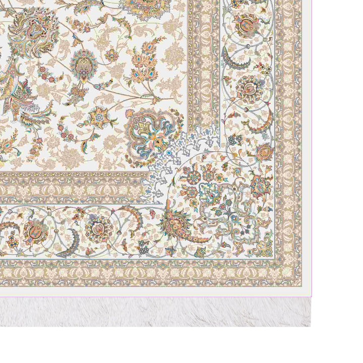 Classic Carpet - Orienta: authentic corner detail cropped from the original product photograph