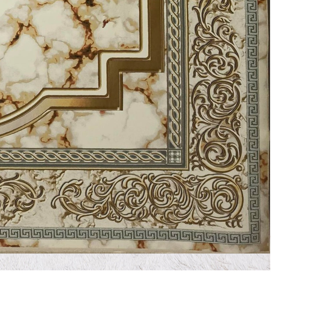 Classic Carpet - Ornamenta: authentic corner detail cropped from the original product photograph