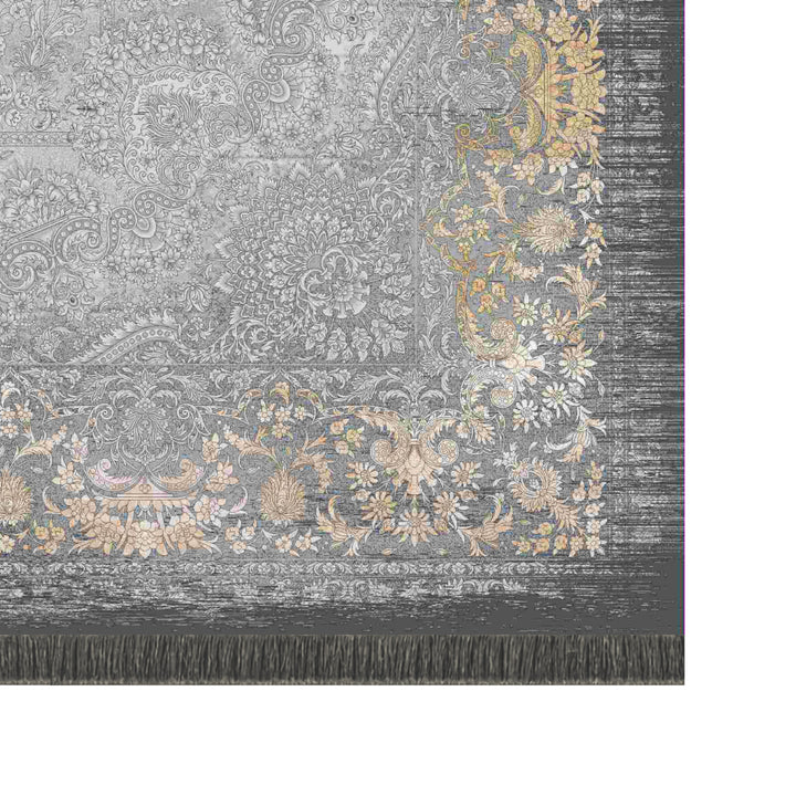 Classic Carpet - Rosetta: authentic corner detail cropped from the original product photograph