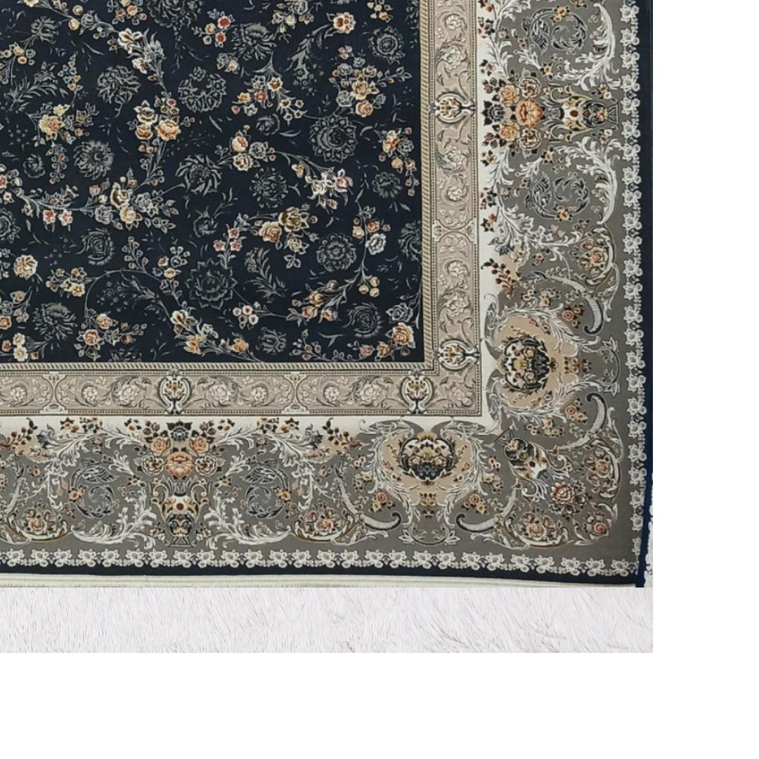 Classic Carpet - Royal Rose: authentic corner detail cropped from the original product photograph