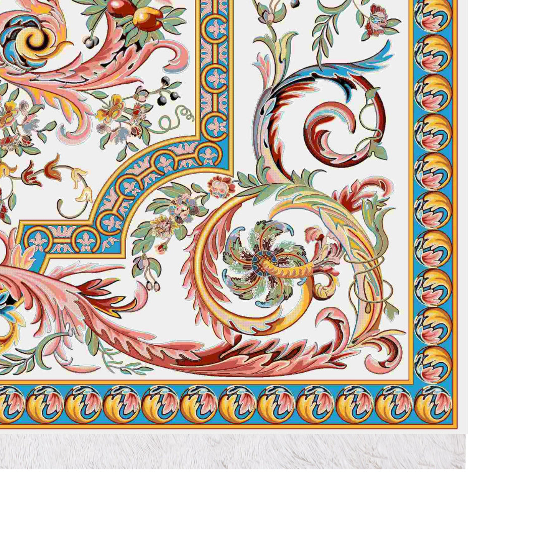 Classic Carpet - Rubina: authentic corner detail cropped from the original product photograph