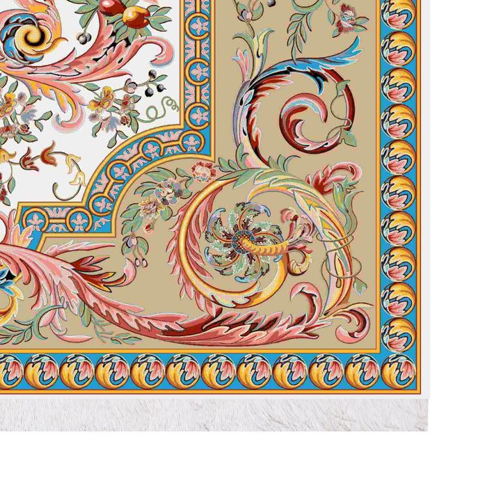 Classic Carpet - Rubina: authentic corner detail cropped from the original product photograph