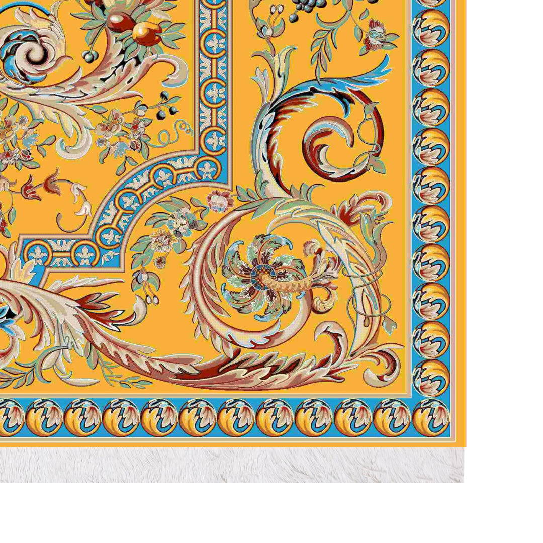 Classic Carpet - Rubina: authentic corner detail cropped from the original product photograph