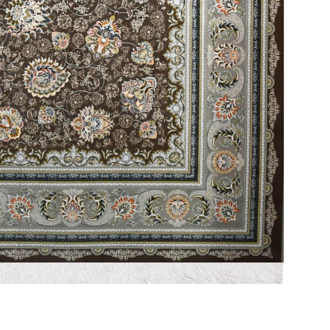 Classic Carpet - Velvet Court: authentic corner detail cropped from the original product photograph
