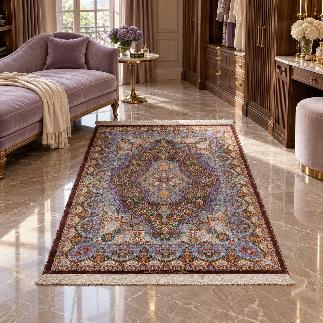 AI-generated interior visualization — MW-HM-0442; 203 x 133 cm. Styling illustration; see original product photo for exact details.