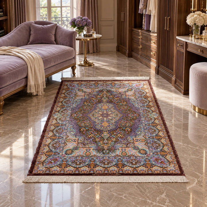 AI-generated interior visualization — MW-HM-0442; 203 x 133 cm. Styling illustration; see original product photo for exact details.