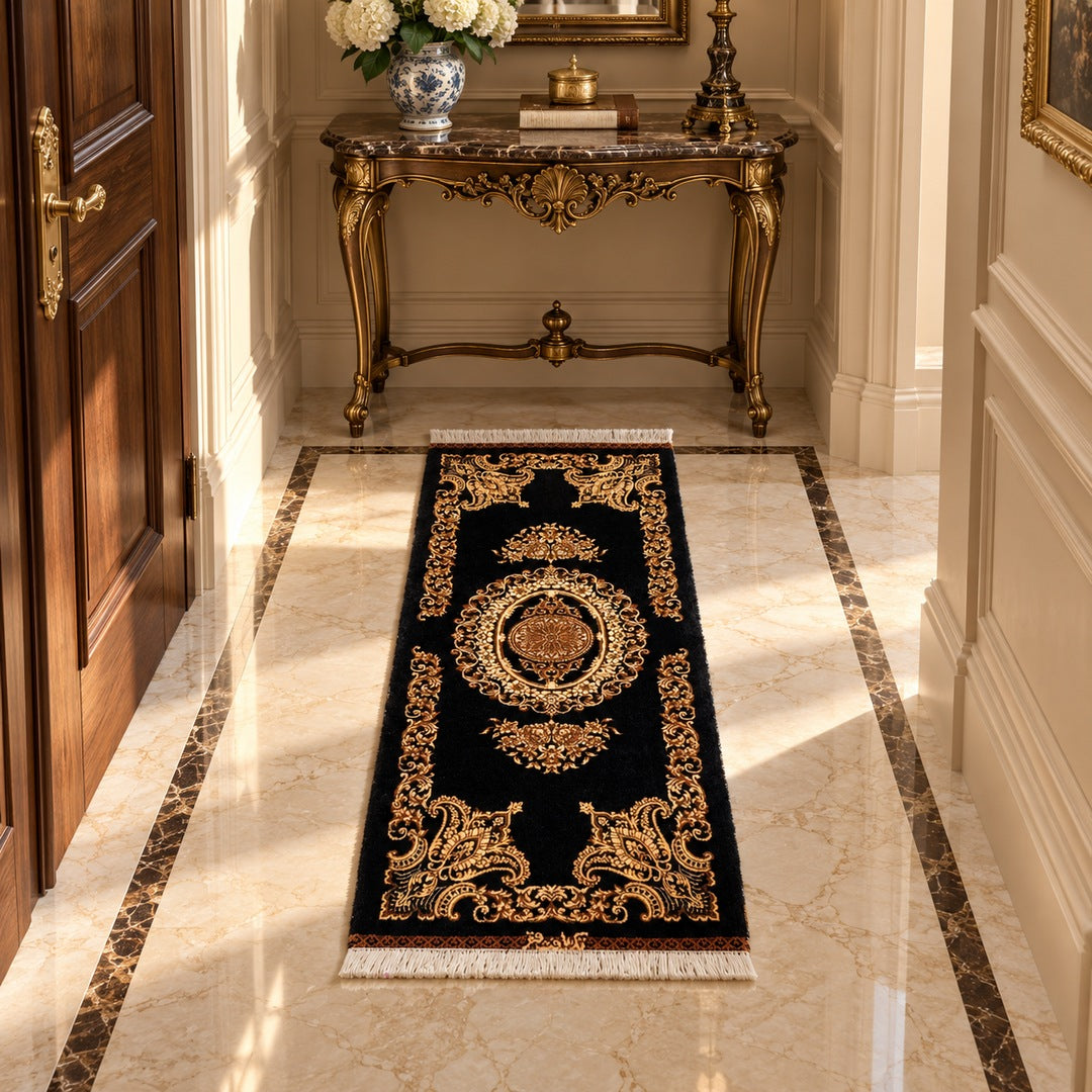 AI-generated interior visualization — MW-HM-0525; 129 x 50 cm. Styling illustration; see original product photo for exact details.