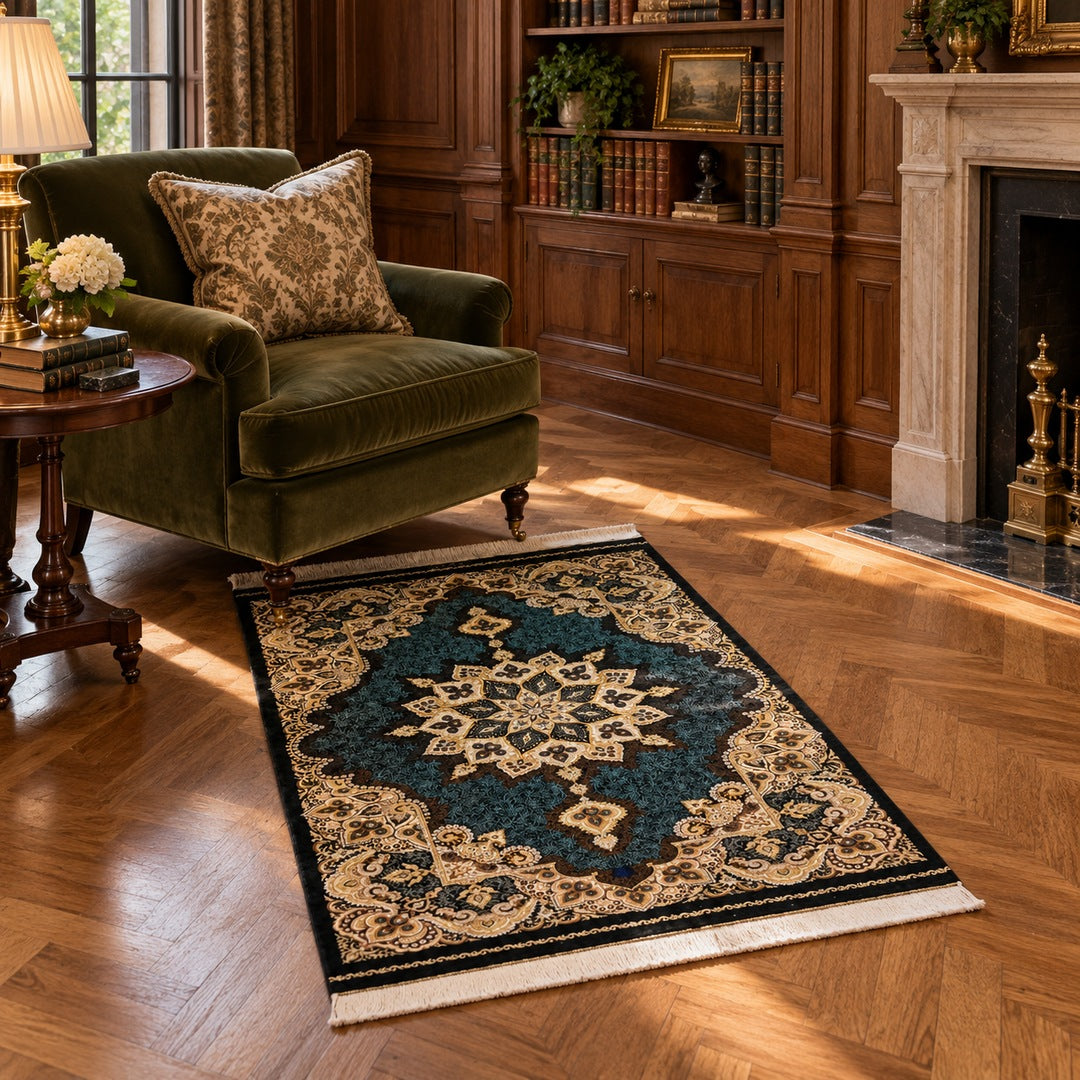 AI-generated interior visualization — MW-HM-0576; 146 x 99 cm. Styling illustration; see original product photo for exact details.