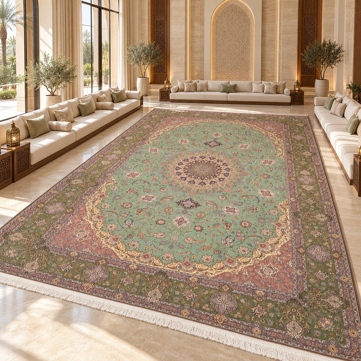AI-generated interior visualization — MW-HM-0736; 606 x 411 cm. Styling illustration; see original product photo for exact details.