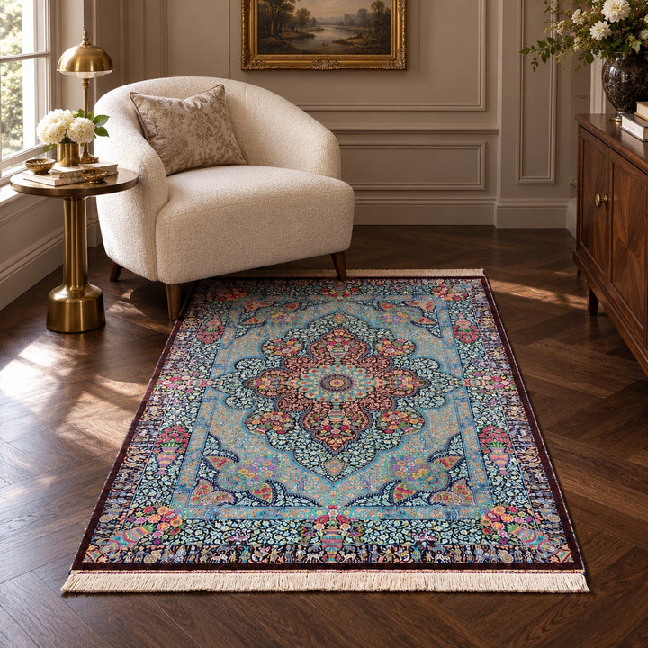 AI-generated interior visualization — MW-HM-0743; 150 x 101 cm. Styling illustration; see original product photo for exact details.