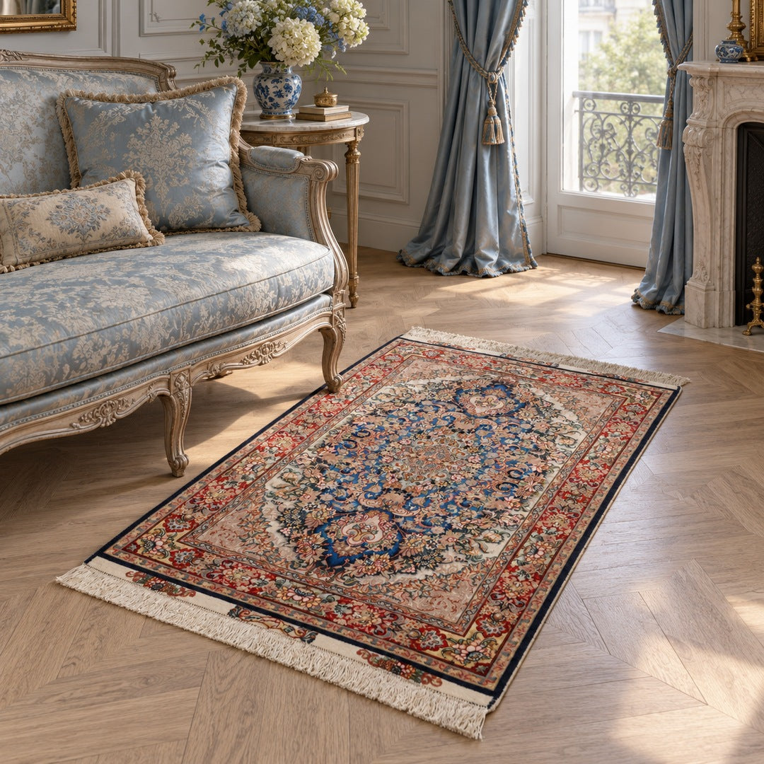 AI-generated interior visualization — MW-HM-0868, 158 x 99 cm. Illustrative styling and scale; not a customer project. See original product photo for exact details.