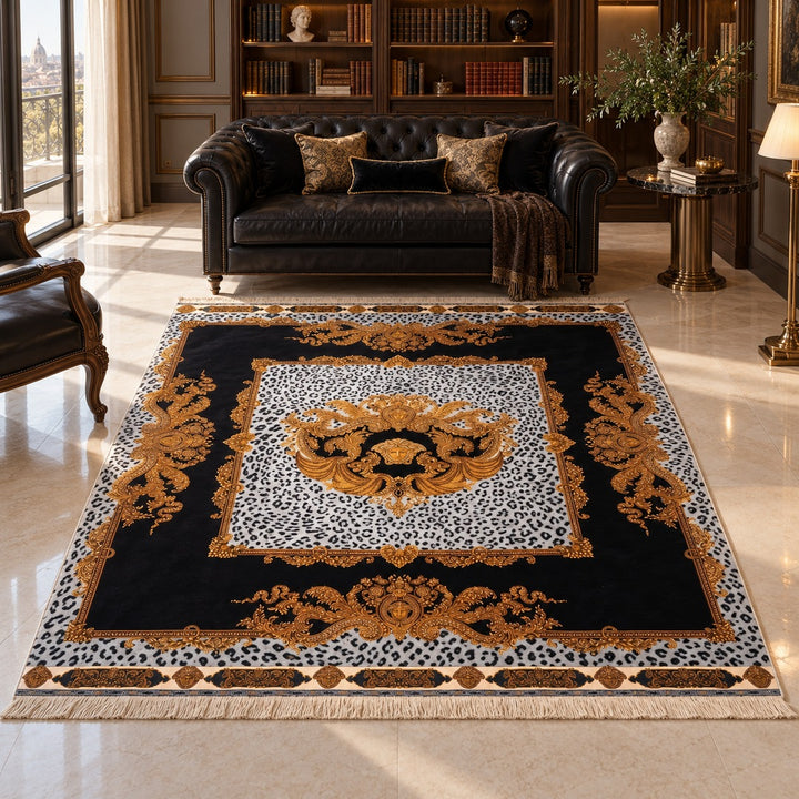 AI-generated interior visualization — MW-HM-0897; 205 x 200 cm. Styling illustration; see original product photo for exact details.
