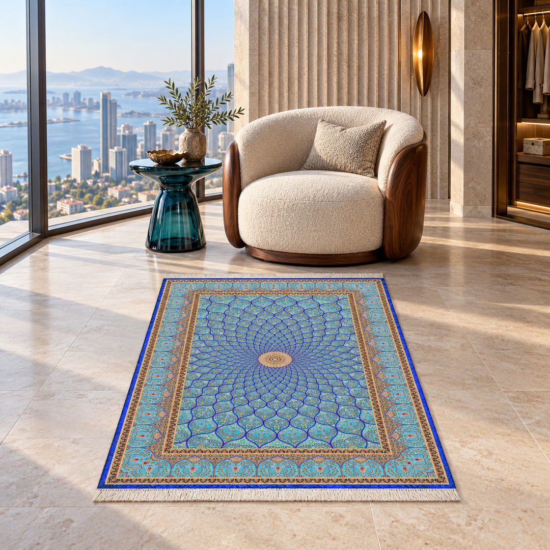 AI-styled lifestyle view of Islamic (120 x 80 cm); refer to original product photo for exact pattern detail and color.