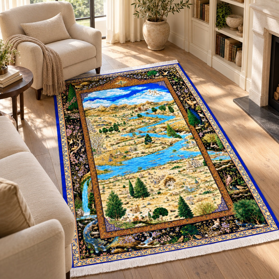 AI-styled interior illustration of Silent Meadow. Refer to the original product photograph for exact design and colour.